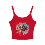 4D Brain Women's Spaghetti Strap Tank Top