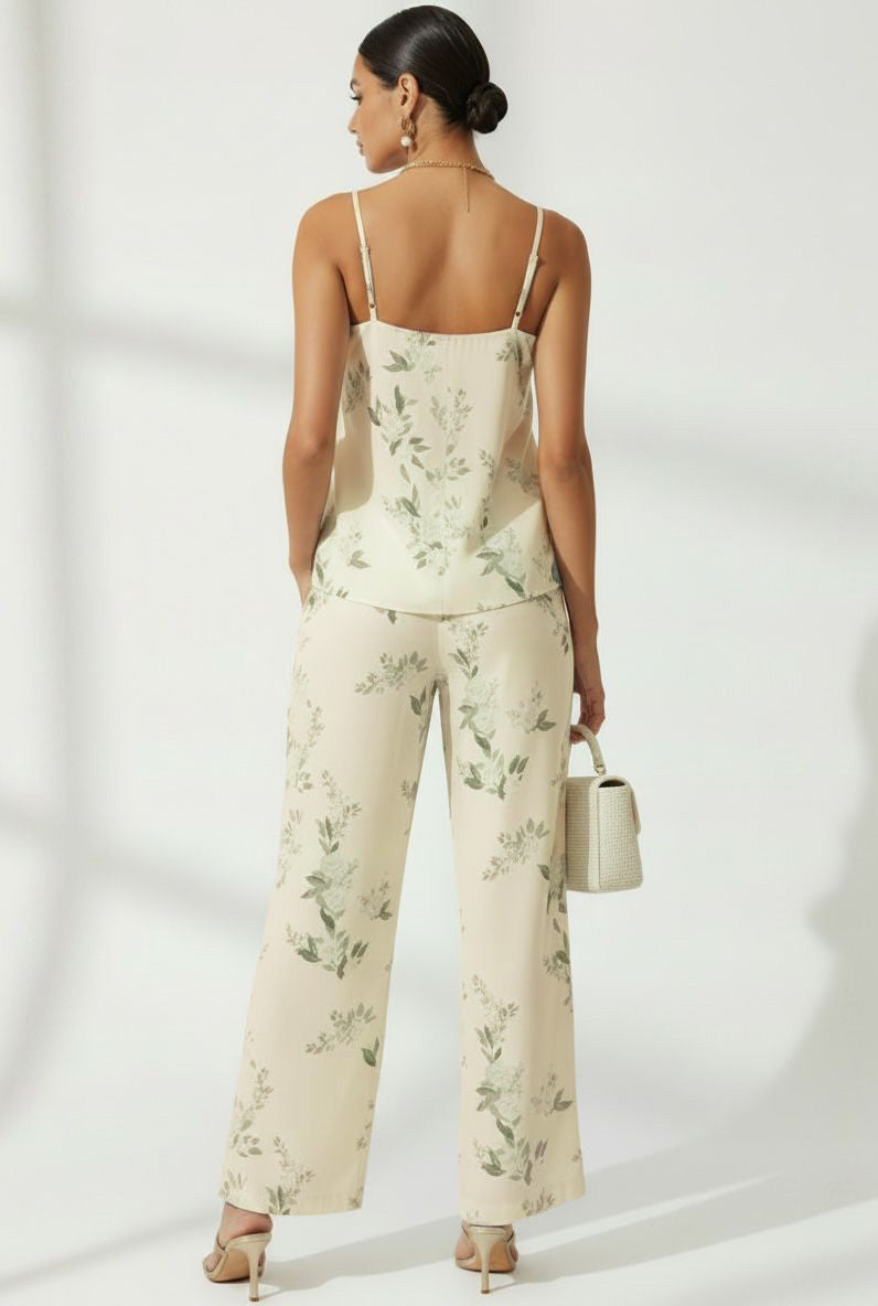 Verona Pants Set- Ivory
