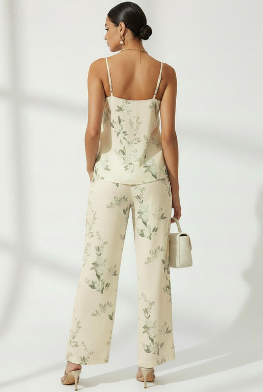 Verona Pants Set- Ivory