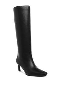 Syringa Kitten Heel Long Boots- 2 Colors