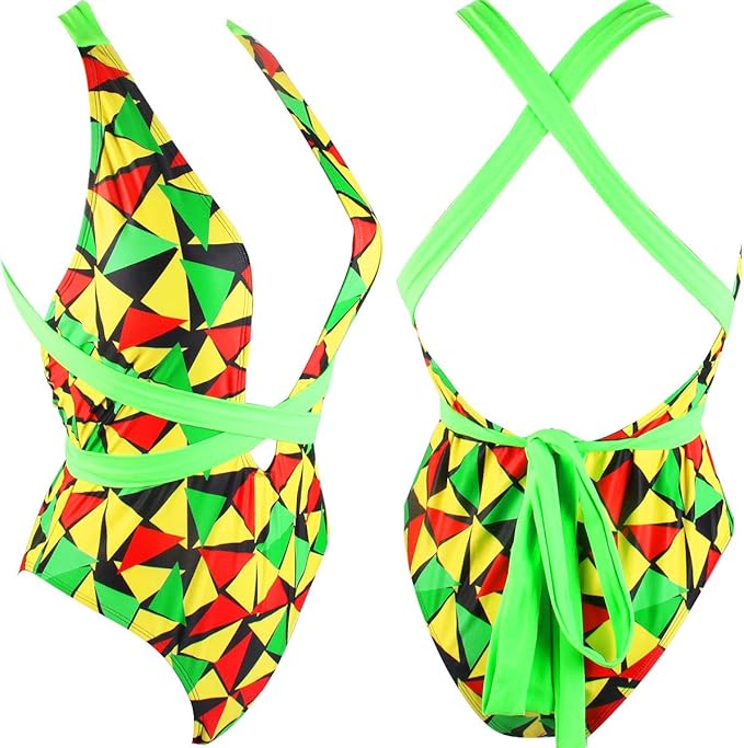 Jamaican Rasta Reggae Monokini Swimwear #6