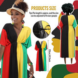 9-Piece Rasta Beach Coverup & Accessories Set