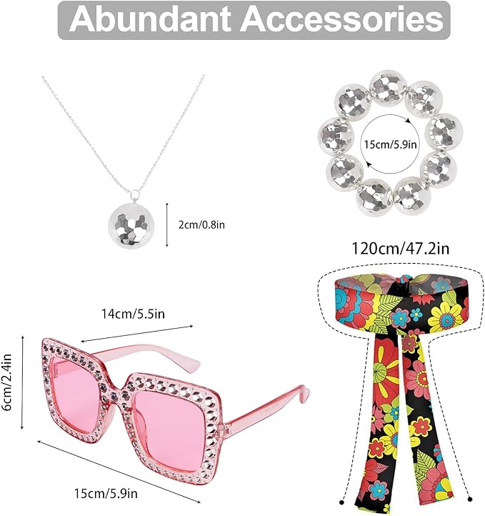 5-Piece 70's Outfit Set