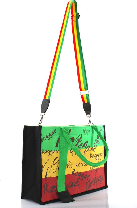 Reggae Rasta Jamaican Tote Bag #4