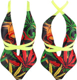 Jamaican Rasta Reggae Monokini Swimwear #5