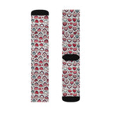 Sublimation Socks Valentines Hearts