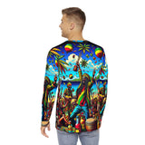 B Marley Let's Get Together & Feel Alright Men's Long Sleeve Shirt