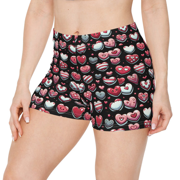 Valentine Hearts Women's Shorts