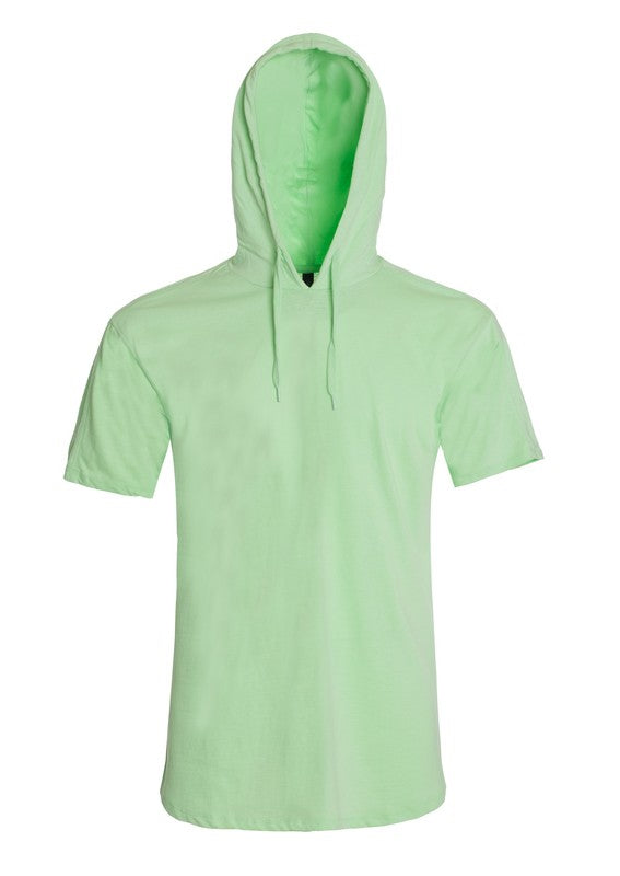 Men's Lightweight Short Sleeves Hoodie-12 Colors