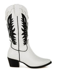 Thistle Winged Patchwork Cowboy Boots- 2 Colors