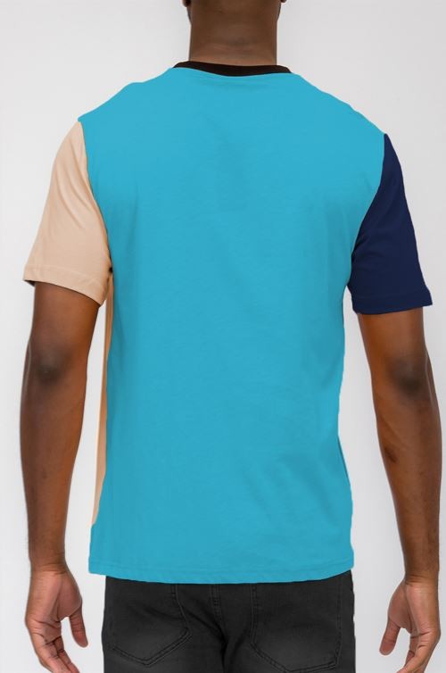 Weiv Mens Color Block T Shirt- 4 Colors