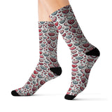 Sublimation Socks Valentines Hearts