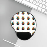 Color Explosion Mouse Pad With Wrist Rest