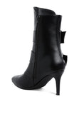 Ebera Chunky Buckle Strap Ankle Boots- 2 Colors