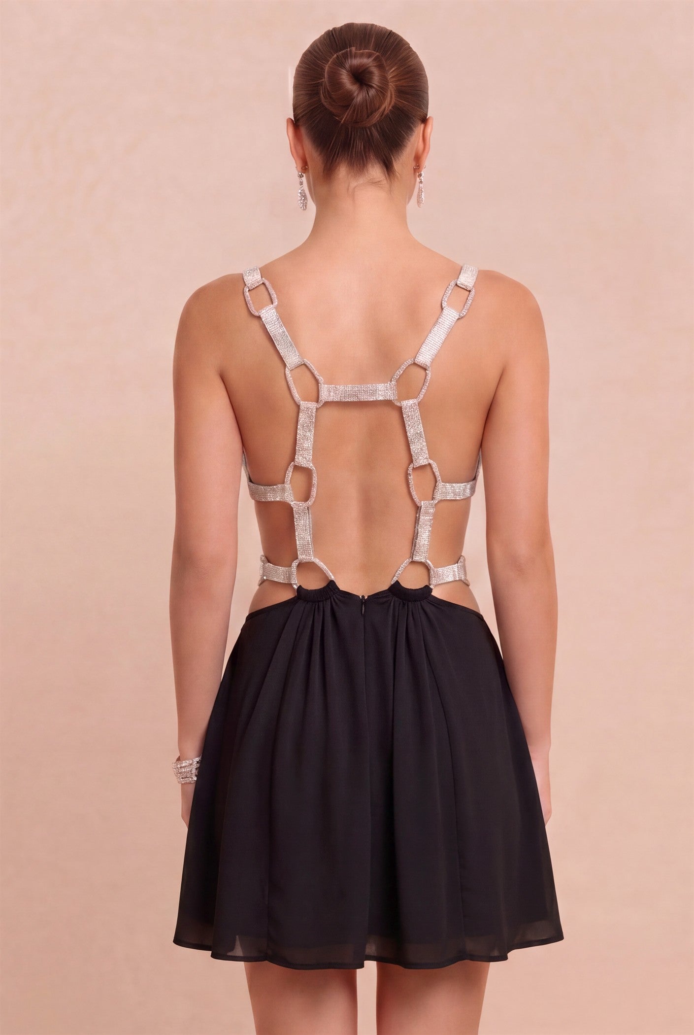 Lunea MIni Dress- Black
