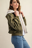 REVERSIBLE ALL WEATHER FUR LINED BOMBER JACKET-2 COLORS