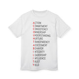 Graphic Tee - Accountability Acronym Design