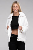 Cozy Sherpa Button-Front Jacket- 3 Colors