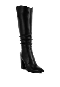 Yanir Slouchy Shaft Knee-High Boots- 2 Colors