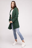 Hooded Open Front Sweater Cardigan-4 Colors