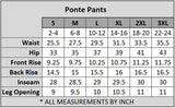 Lady's Plus Size Ponte Pants-4 Colors