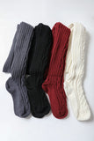 Knee High Cable Knit Socks- 4 Colors