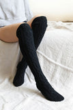 Knee High Cable Knit Socks- 4 Colors