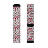 Sublimation Socks Valentines Hearts