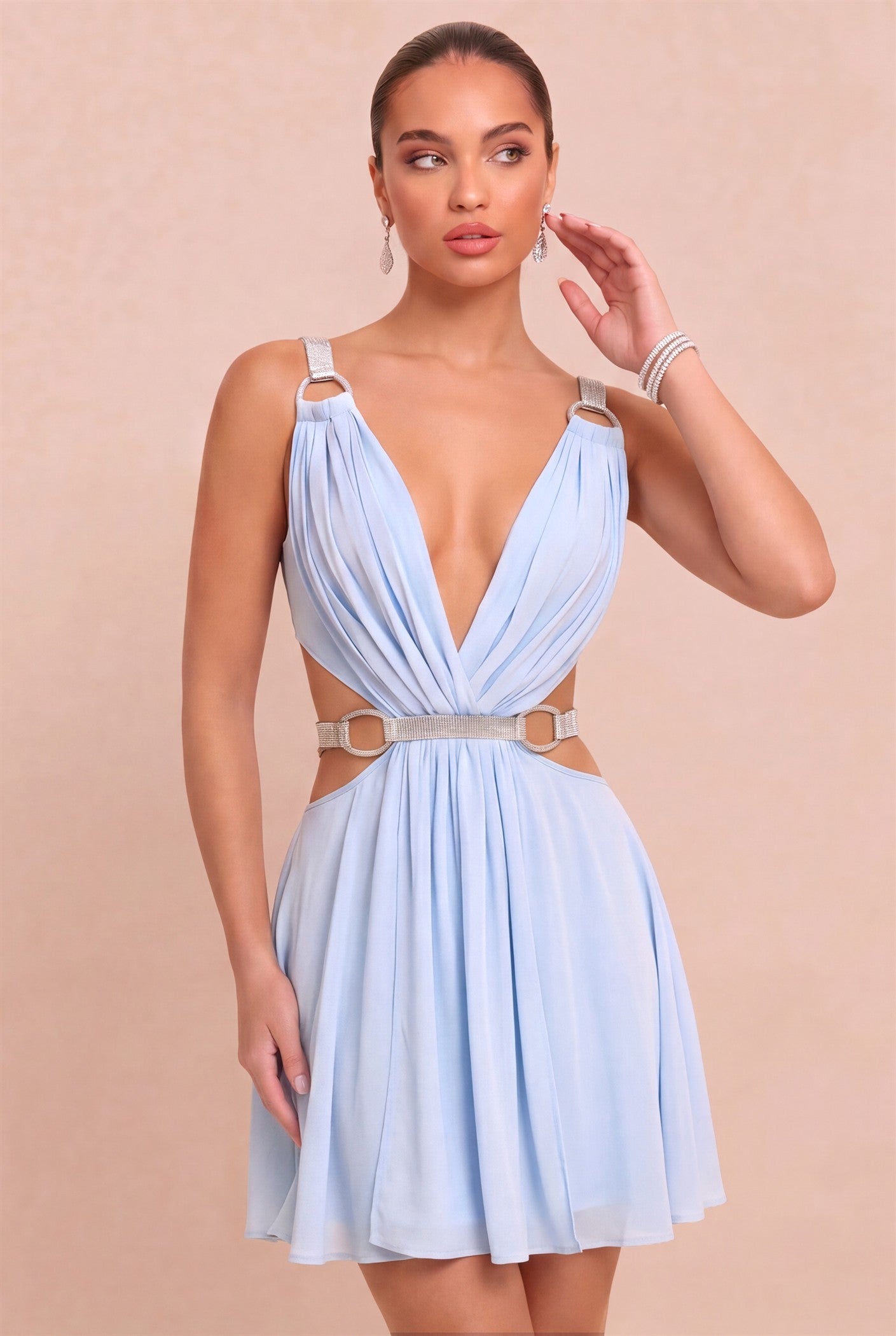 Lunea MIni Dress- Blue