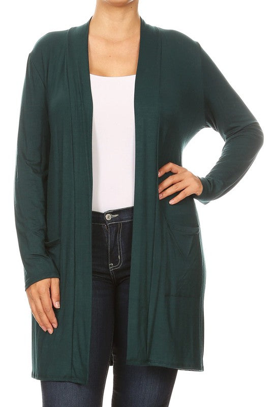 Plus Size Duster Cardigan-16 Colors