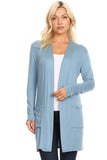 Knee Length Duster Cardigan-16 Colors