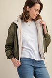 REVERSIBLE ALL WEATHER FUR LINED BOMBER JACKET-2 COLORS