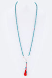 Genuine Culture Pearl Mix Beads & Tassel Neckalace