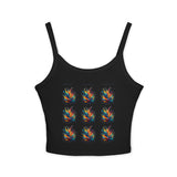 Color Burst Women's Spaghetti Strap Tank Top