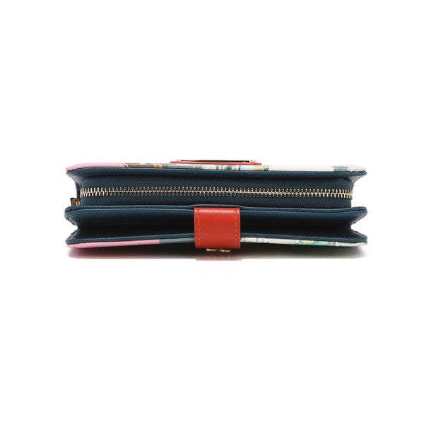 Nicole Lee "Wild Lips" Bifold Wrislet Wallet