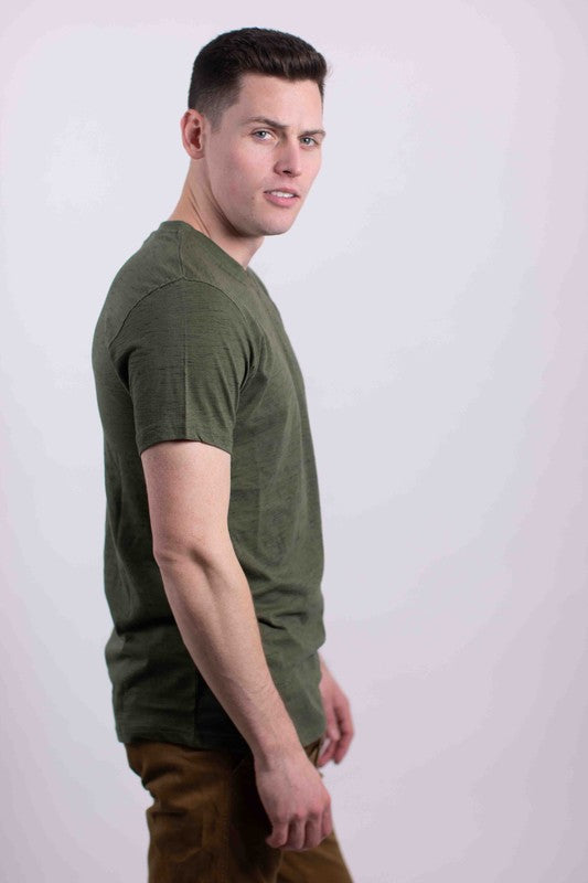 Men's Tri-Blend V-Neck T-Shirt-6 Colors