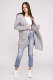 Hooded Open Front Sweater Cardigan-4 Colors