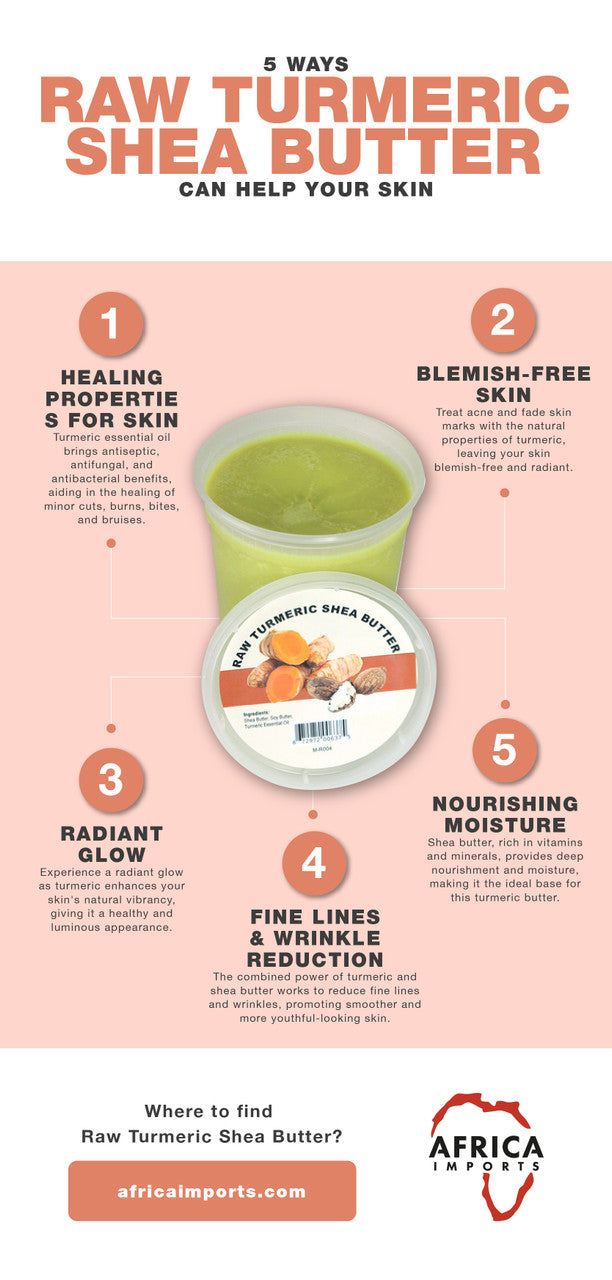 Raw Turmeric-Shea Butter (For Intense Moisturizing)