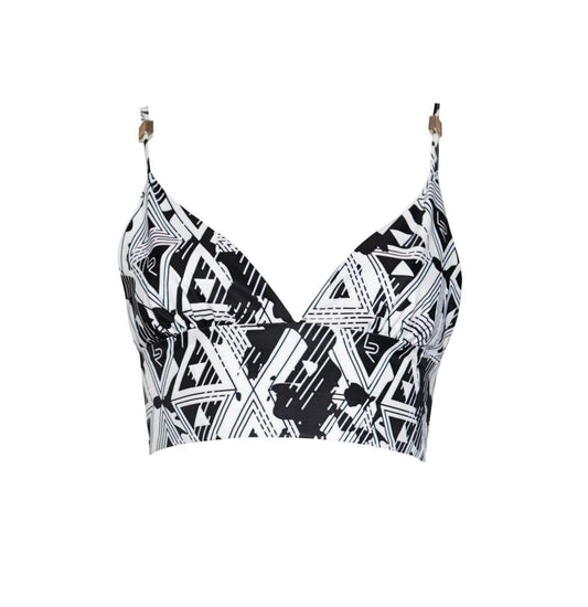 Amour Geometric Crop Top – Trendy Women’s Fashion Top
