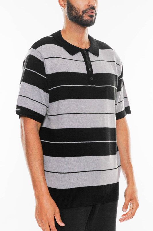 East Side Striped Polo Shirt