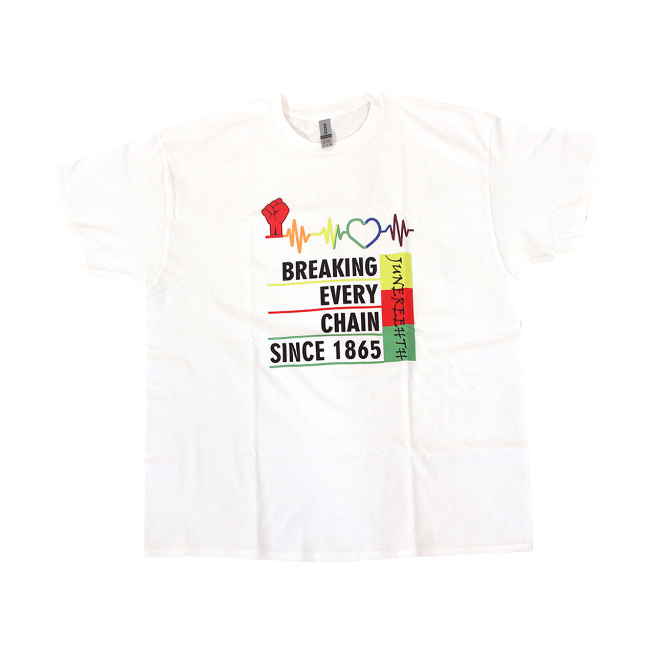 JuneTeenth Breaking Every Chain T-Shirt - White