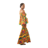 "Made in Ghana" African Kente Gown