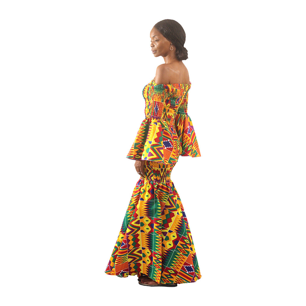 "Made in Ghana" African Kente Gown