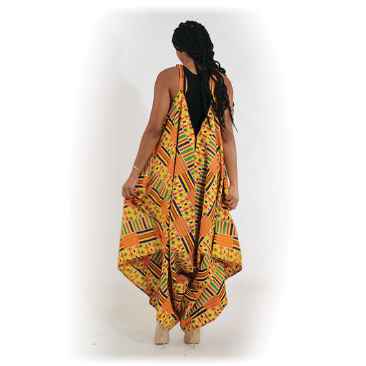 Kente Palazzo Jumpsuit
