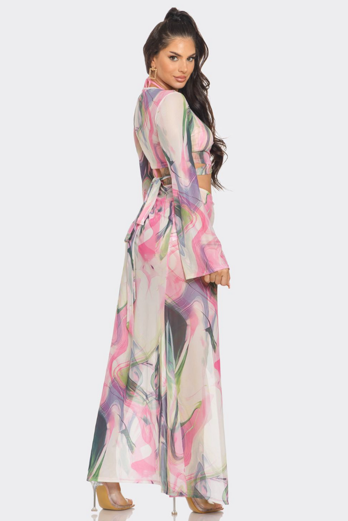 4-PIece Bikini & Coverup Set