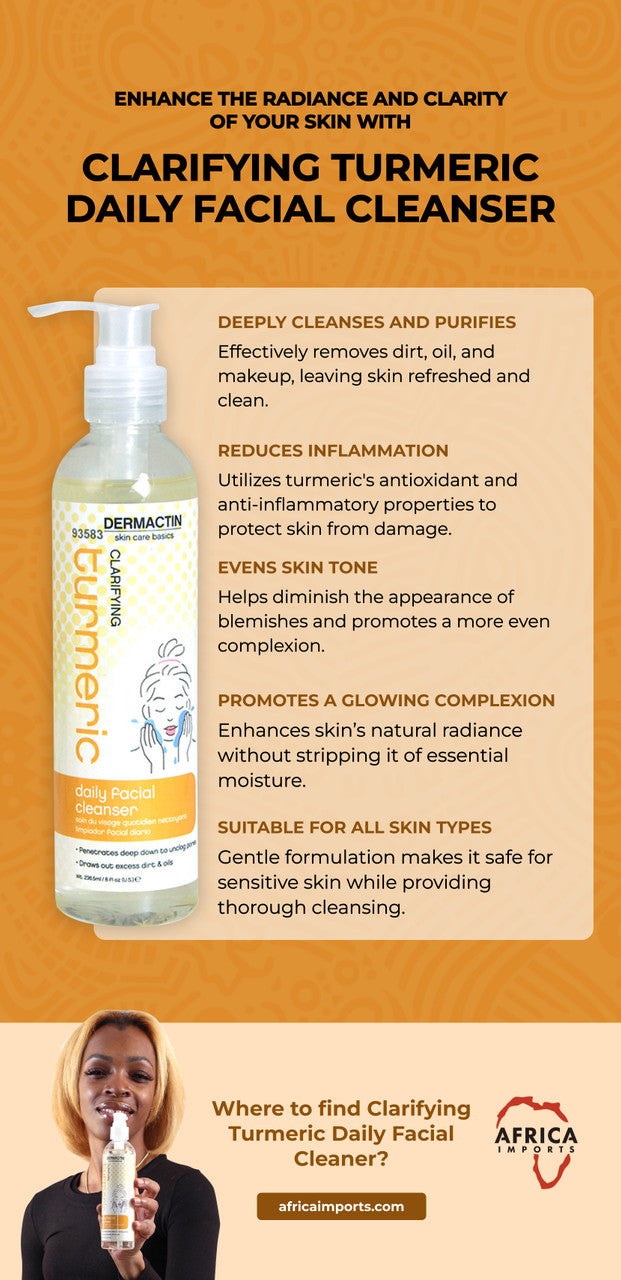 Dermactin: Clarifying Turmeric Daily Facial Cleanser