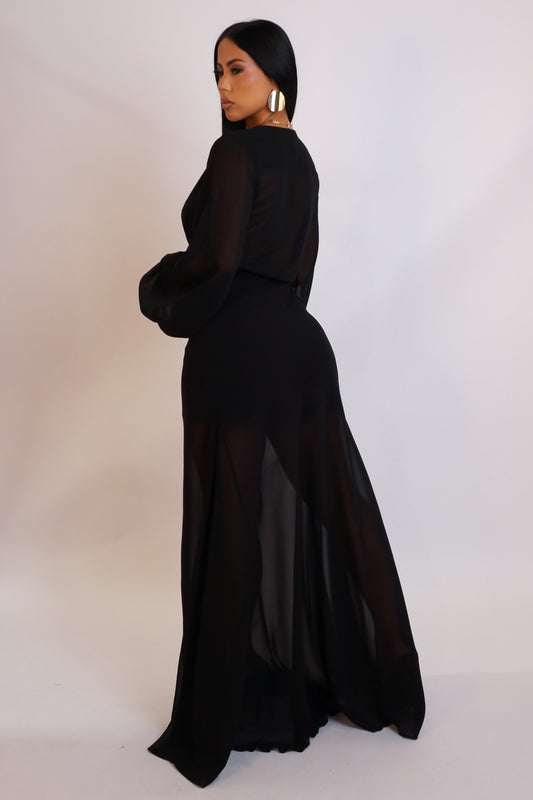 Bride Mortisha Maxi Dress- Black