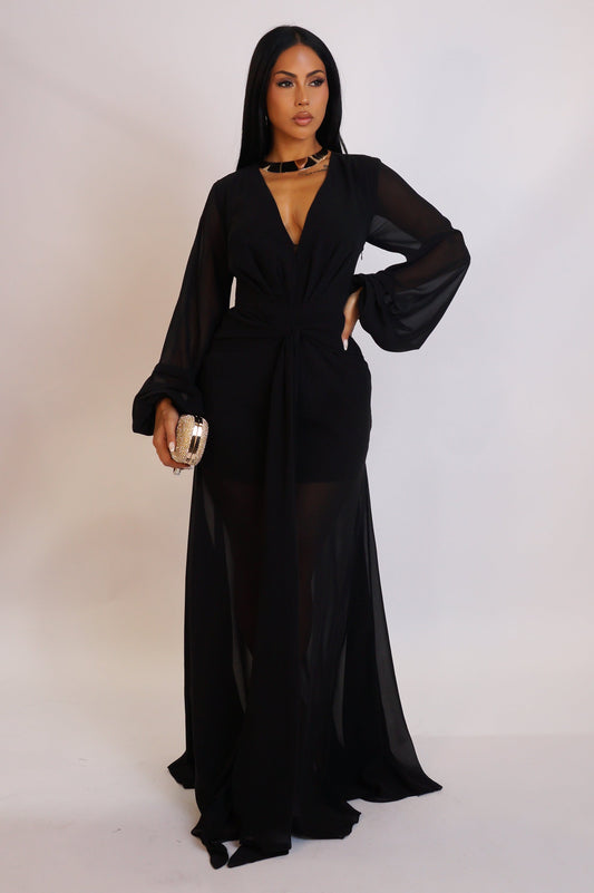 Bride Mortisha Maxi Dress- Black