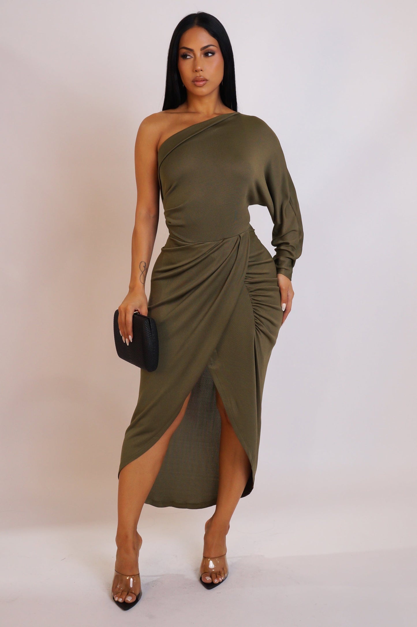 Wrap Dress- Olive