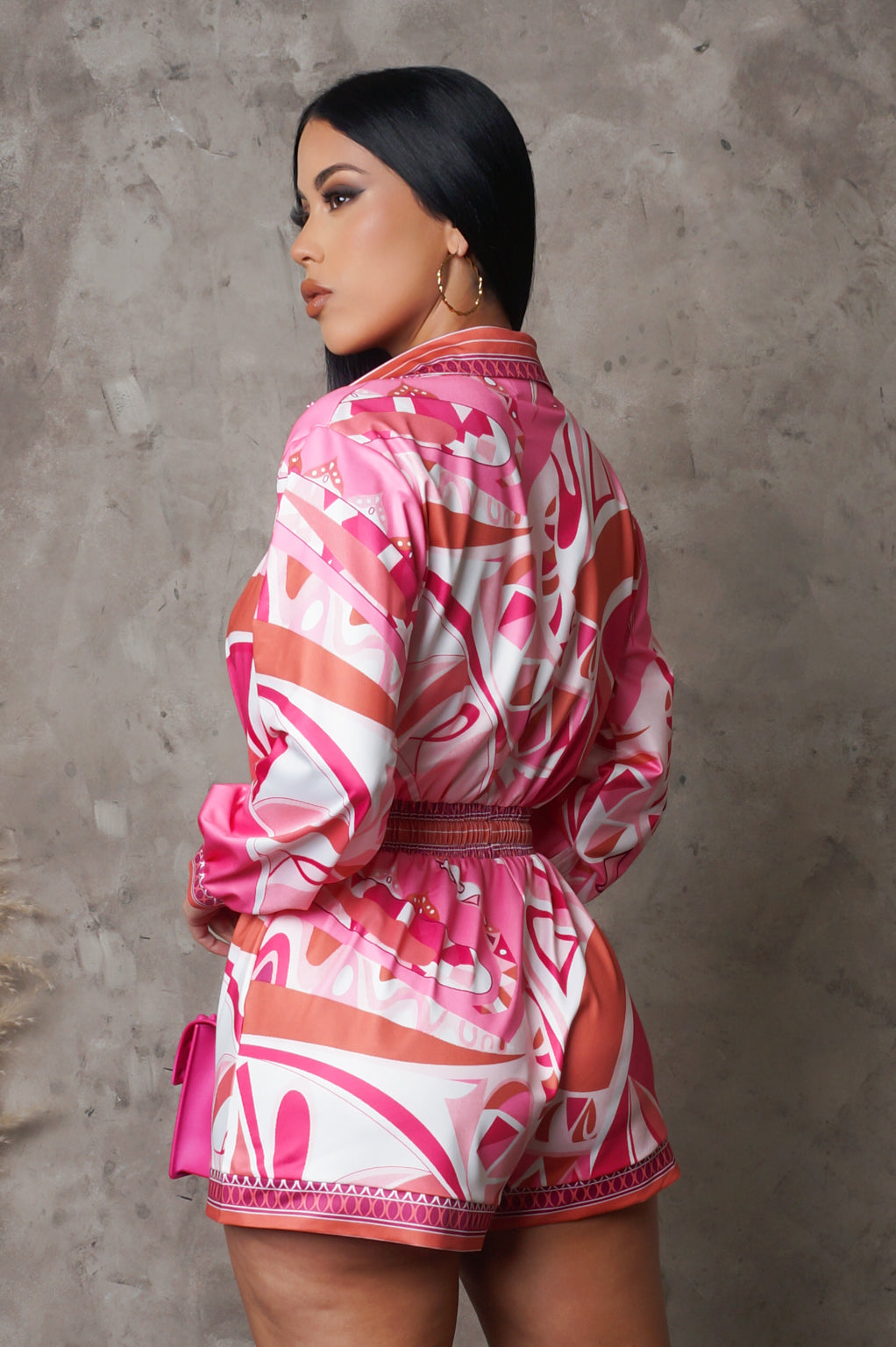 Bold Colors Waist String Romper